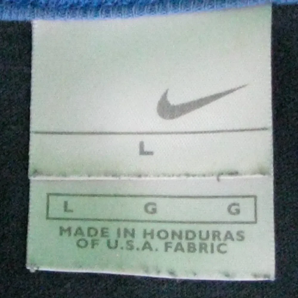Vintage Nike Embroidered Spell Out Ringer T-Shirt